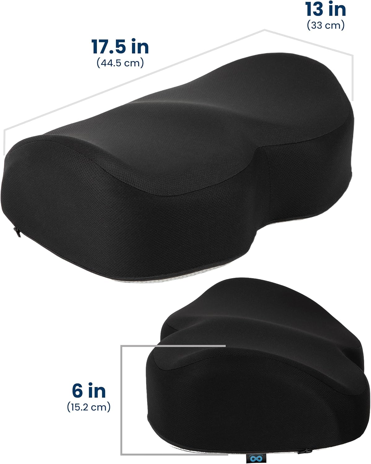 Everlasting Comfort Foot Rest for Under Desk at Work - Memory Foam Office Foot Stool & Under Desk Footrest Leg Elevation Pillow for Gaming & Home Office, Supports Posture | Ergonomic Memory Foam Design, Washable Cover, Non-Slip, Rocking, Gaming/Home/Office, Elevation - Image 8